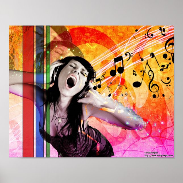 Music is My Life Poster (Front)