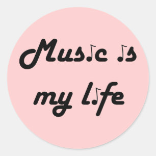 Music is My Life Stickers