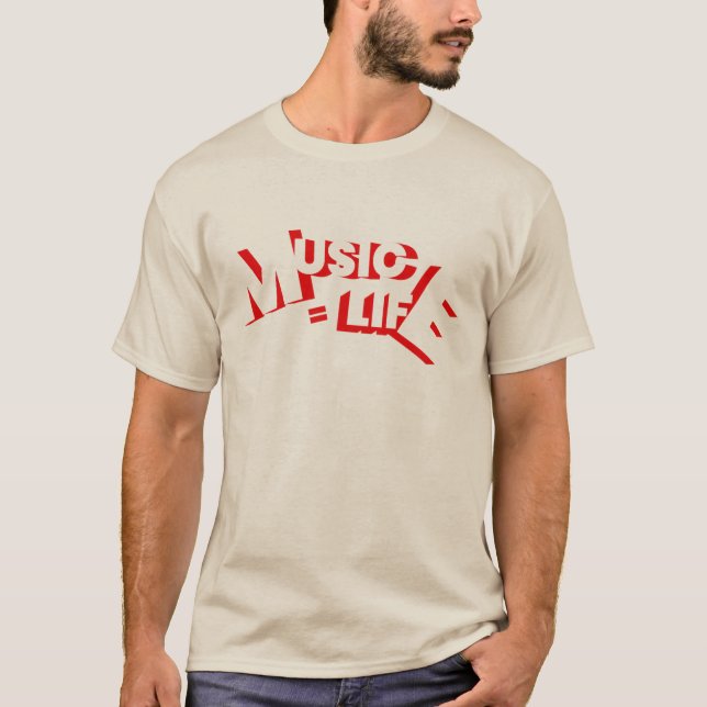 Music is my life T-Shirt (Front)