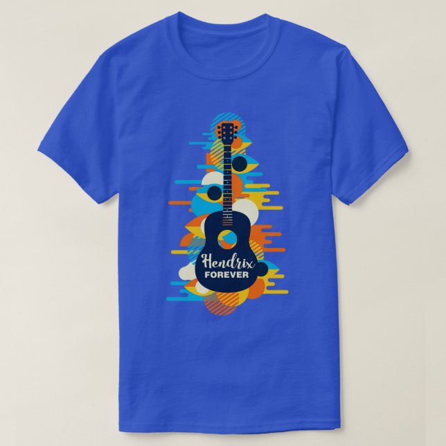 Music is My Love Language Jimi Hendrix forever Whi T-Shirt (Design Front)