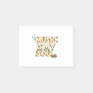 Music Is My Soul Post-it Notes
