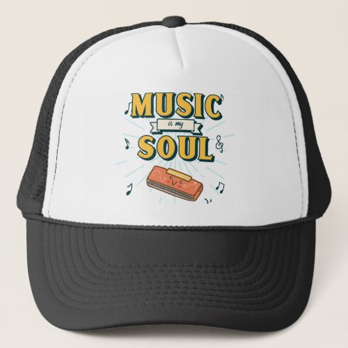 Music Is My Soul  Trucker Hat