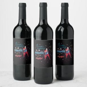 Music Is So Delightful Wine Label