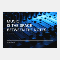 Music Is The Space Between The Notes Quote LinkedIn Post