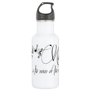 Music Is The Voice Of The Soul Water Bottle