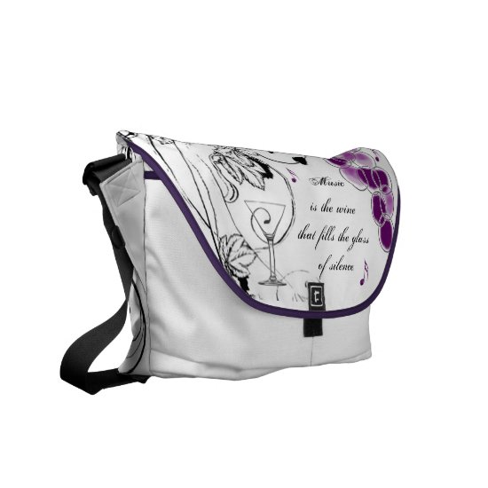 Music Medium Messenger Bags - Gifts for Musicians and Music Music Medium Messenger Bags - Gifts for Musicians and Music