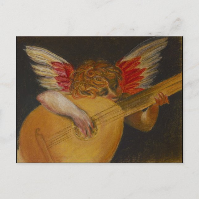 Music is well said to be the speech of angels postcard (Front)