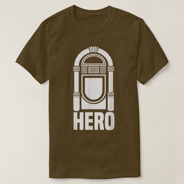 Music Jukebox Hero Music Karaoke Lover1875 T-Shirt (Design Front)