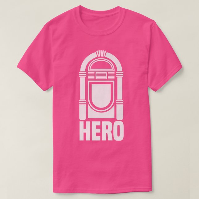 Music Jukebox Hero Music Karaoke Lover 1877 T-Shirt (Design Front)