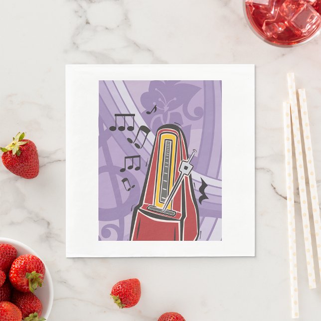 Music Jukebox Paper Napkins (Creator Uploaded)