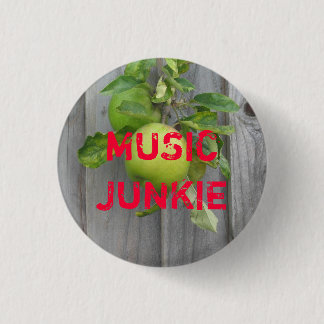 Music Junkie Pinback Button