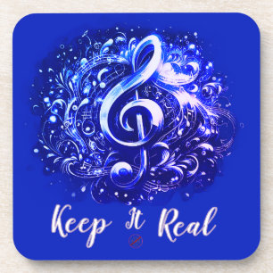 MUSIC - KEEP IT REAL BEVERAGE COASTER