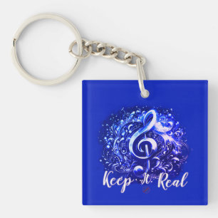MUSIC - KEEP IT REAL KEYCHAIN