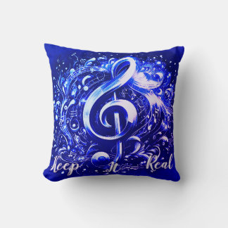 MUSIC - KEEP IT REAL  THROW PILLOW