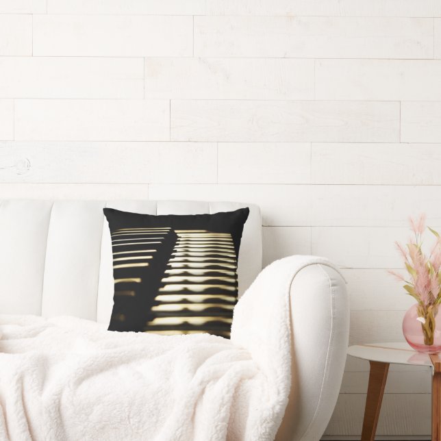 Music Keyboards  Throw Pillow (Couch)