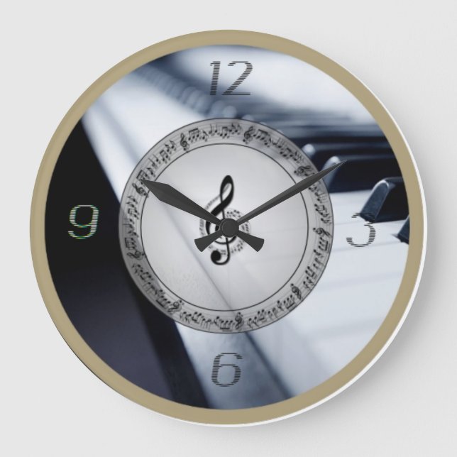 Music Large Clock (Front)