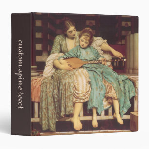 Music Lesson by Lord Frederic Leighton 3 Ring Binder
