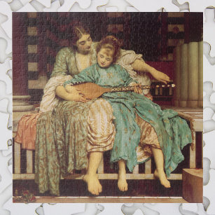 Music Lesson by Lord Frederic Leighton Jigsaw Puzzle