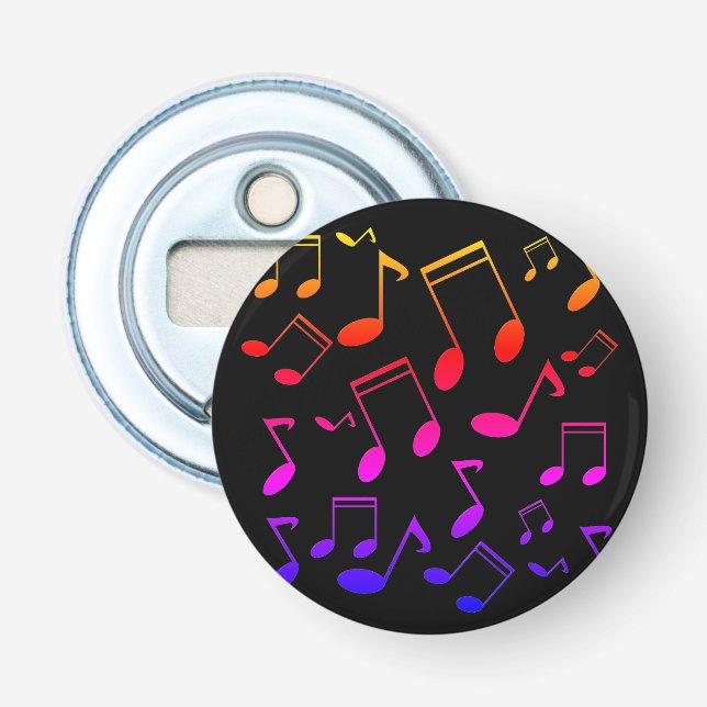 music-lesson,notes bottle opener (Front)