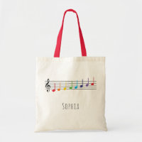 Music Lesson Rainbow Notes Children