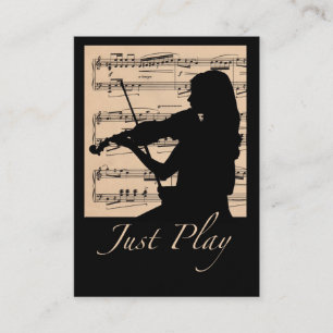 Music Lessons Business Card