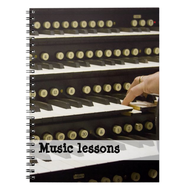 Music lessons notebook (Front)