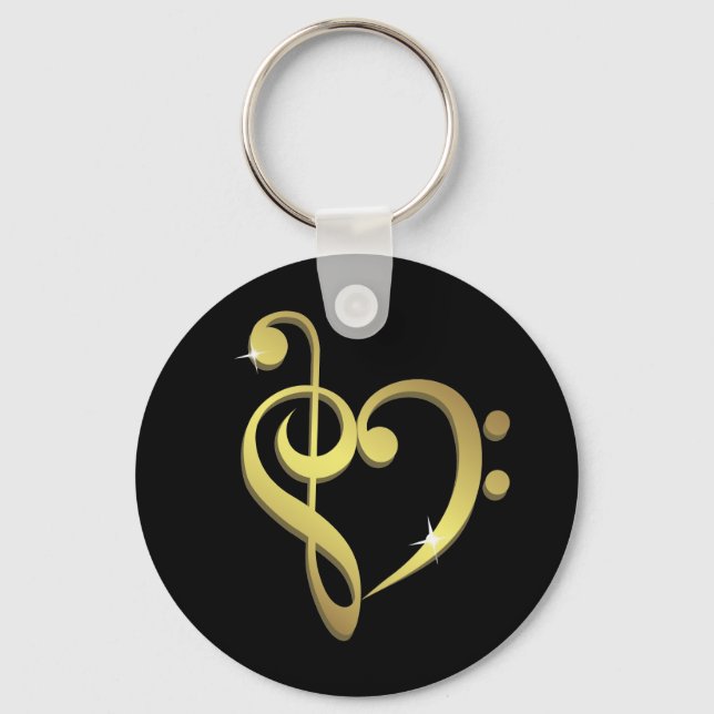 Music love keychain (Front)
