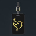 Music love luggage tag<br><div class="desc">Music love luggage tag</div>
