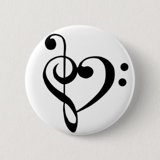Music Love Pinback Button (Front)