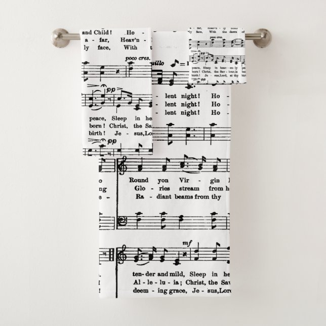 Music Lover  Bath Towel Set (Insitu)