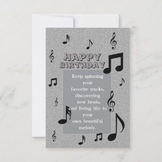 Music Lover Birthday Card
