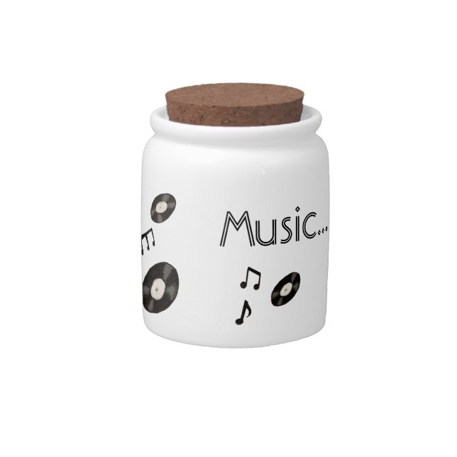 Music Lover Candy Jar (Front)