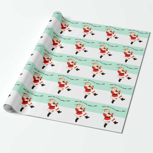 Music Lover Christmas Gift Wrapping Paper