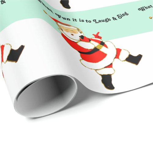 Music Lover Christmas Gift Wrapping Paper