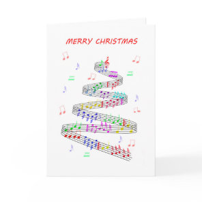 Music Lover Christmas Holiday Card