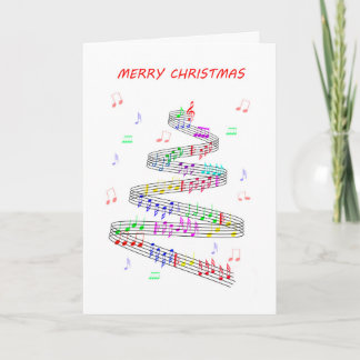 Music Lover Christmas Holiday Card
