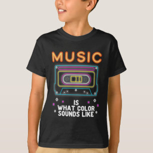 Music Lover Colorful Sound System Musician T-Shirt
