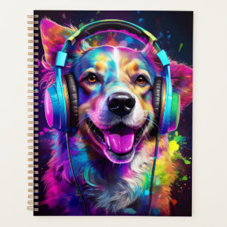 Music lover dog  planner