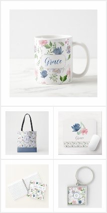 Music Lover Elegant Floral Watercolor Gift Ideas
