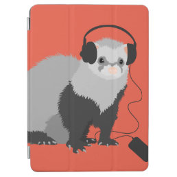 Music Lover Ferret iPad Air Cover