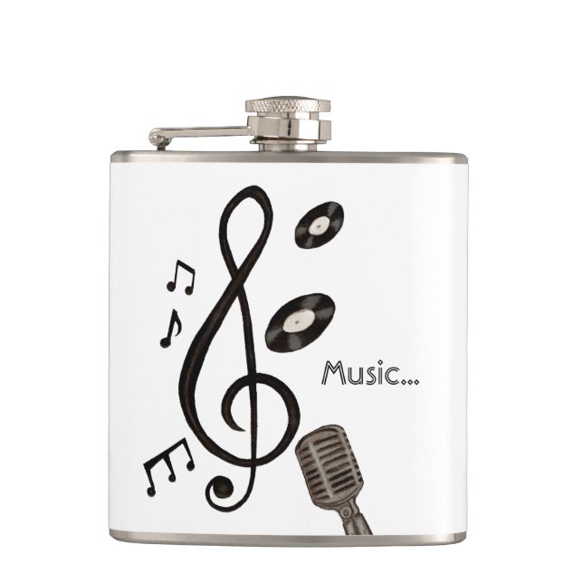 Music Lover Flask (Front)