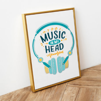 Music Lover  Foil Prints by heartlocked at Zazzle