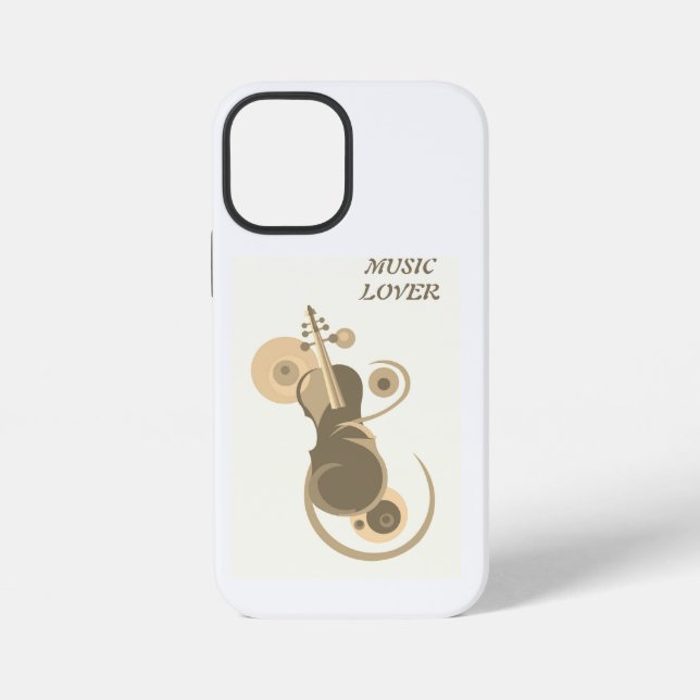 MUSIC LOVER GIFT BIRTHDAY ANNIVERSARY WEDDING iPhone CASE (Back)