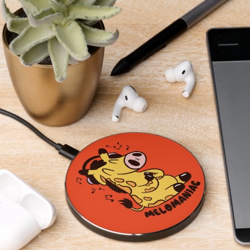 Music lover giraffe design wireless charger 