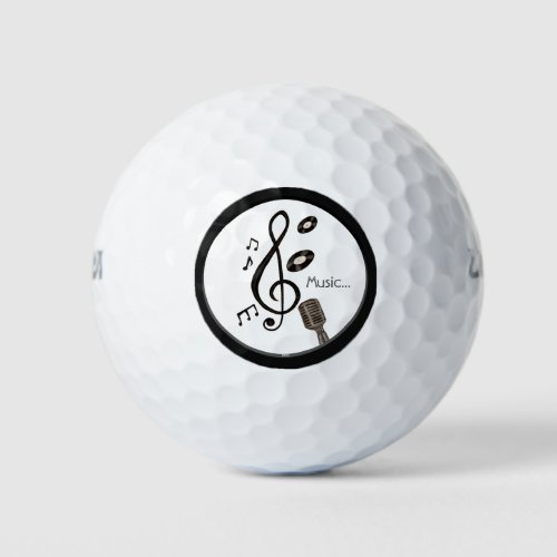 Music Lover Golf Balls