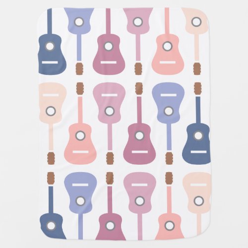 Music lover hipster guitar Electric guitar gift Baby Blanket