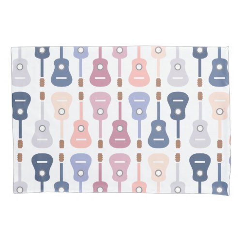 Music lover hipster guitar Electric guitar gift Pillow Case