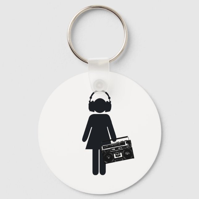 Music Lover Keychain (Front)