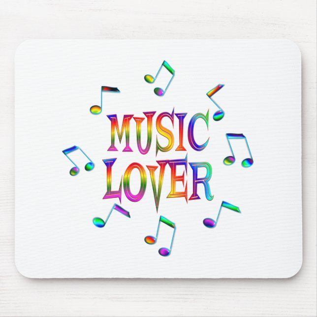 Music Lover Mouse Pad (Front)