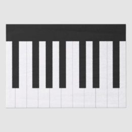 Music Lover Musical Instrument Piano Keyboard Tissue Paper